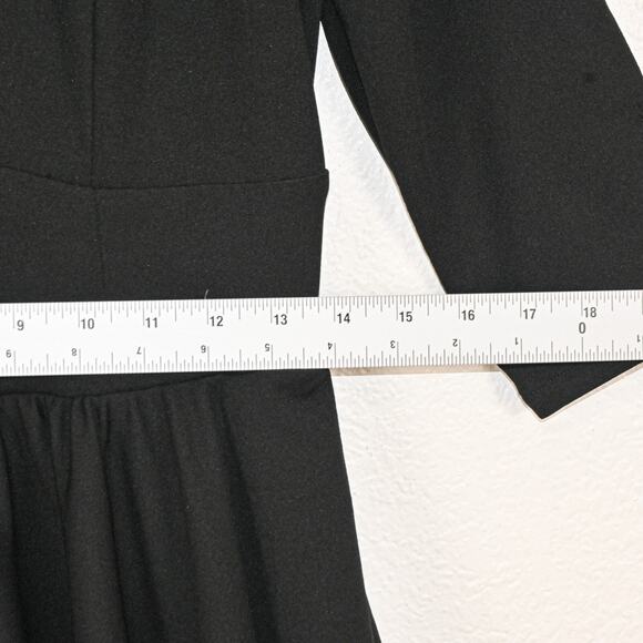 Laura Byrnes Women's Pinup Priscilla Swing Dress in Black Size Medium - Picture 14 of 14